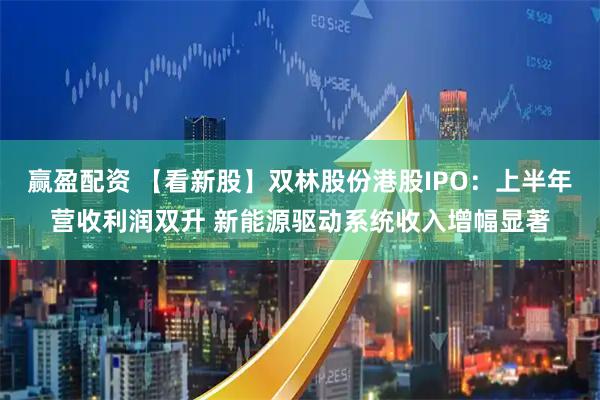 赢盈配资 【看新股】双林股份港股IPO：上半年营收利润双升 新能源驱动系统收入增幅显著
